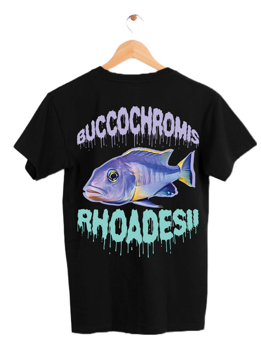 "DRIP" BUCCOCHROMIS RHOADESII - Edición Limitada T-shirt Black