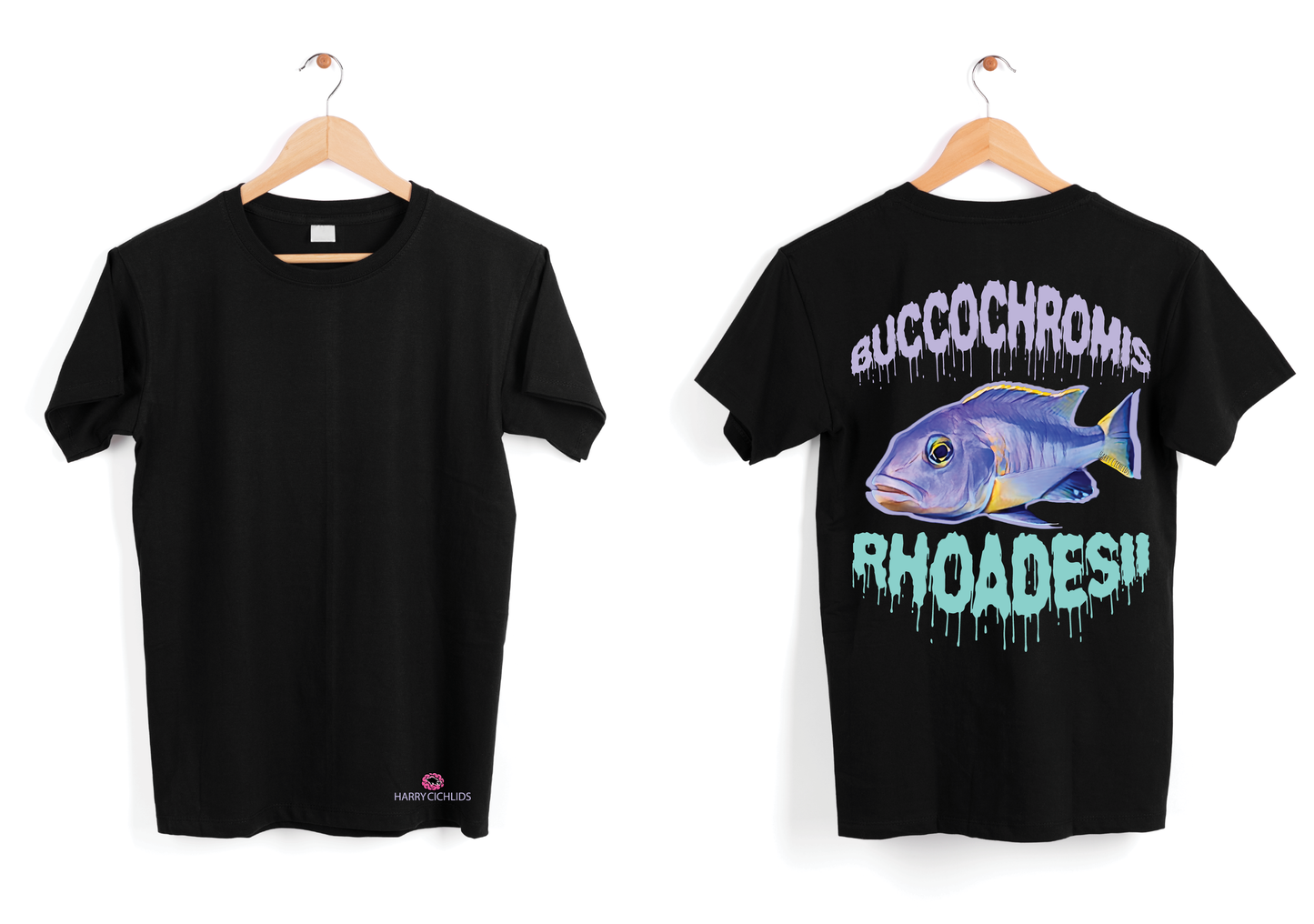 "DRIP" BUCCOCHROMIS RHOADESII - Edición Limitada T-shirt Black